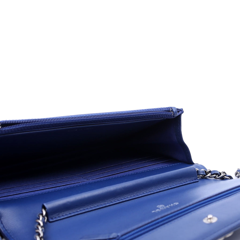 Chanel WOC Boy Lambskin Blue