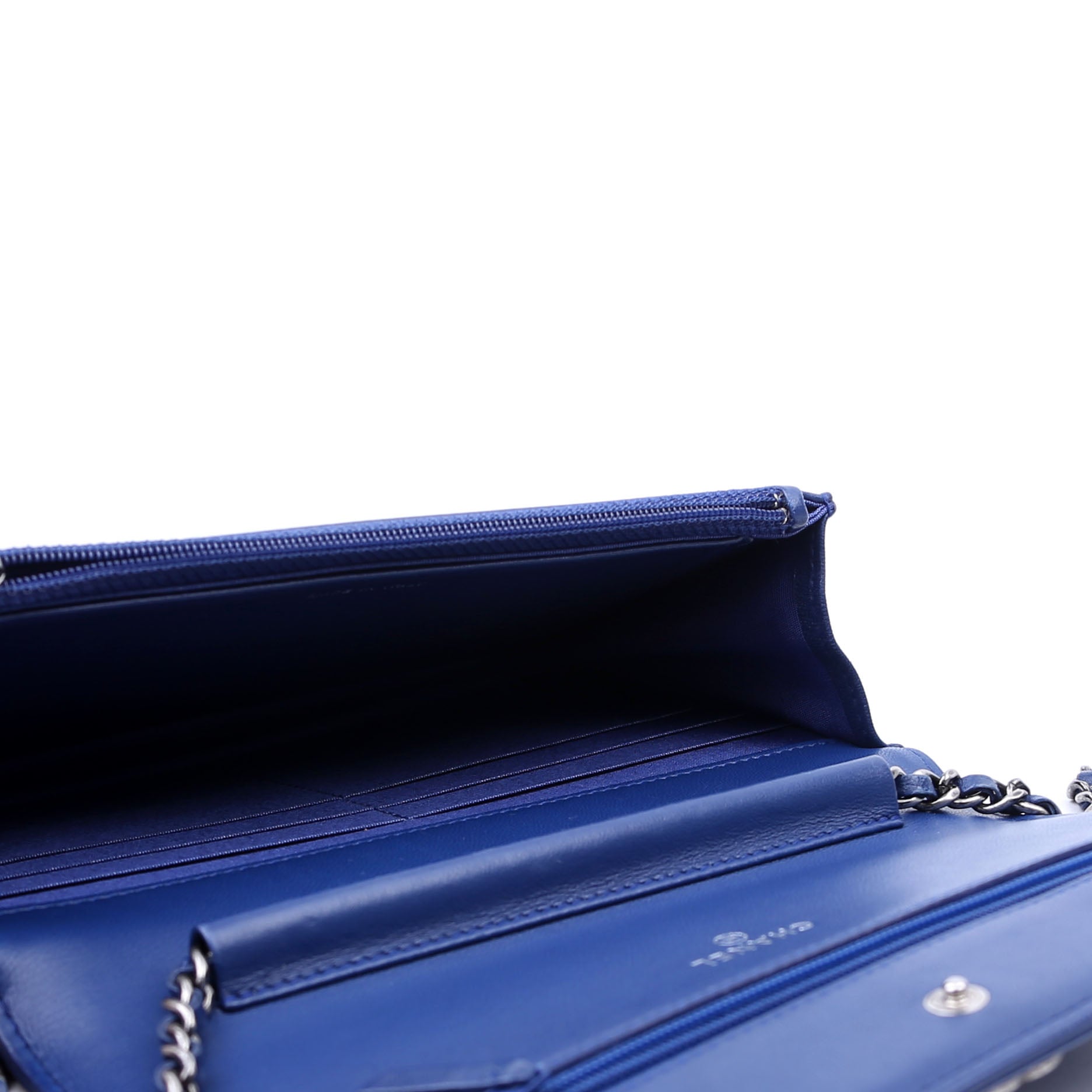 Chanel WOC Boy Lambskin Blue