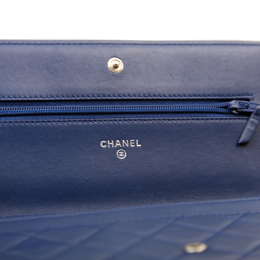 Chanel WOC Boy Lambskin Blue