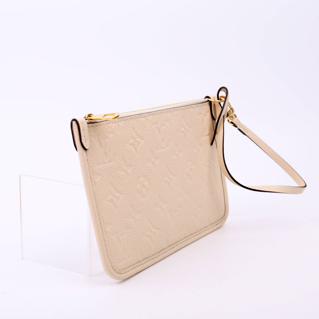 Louis Vuitton Pochette Only Carryfall PM Empreinte White