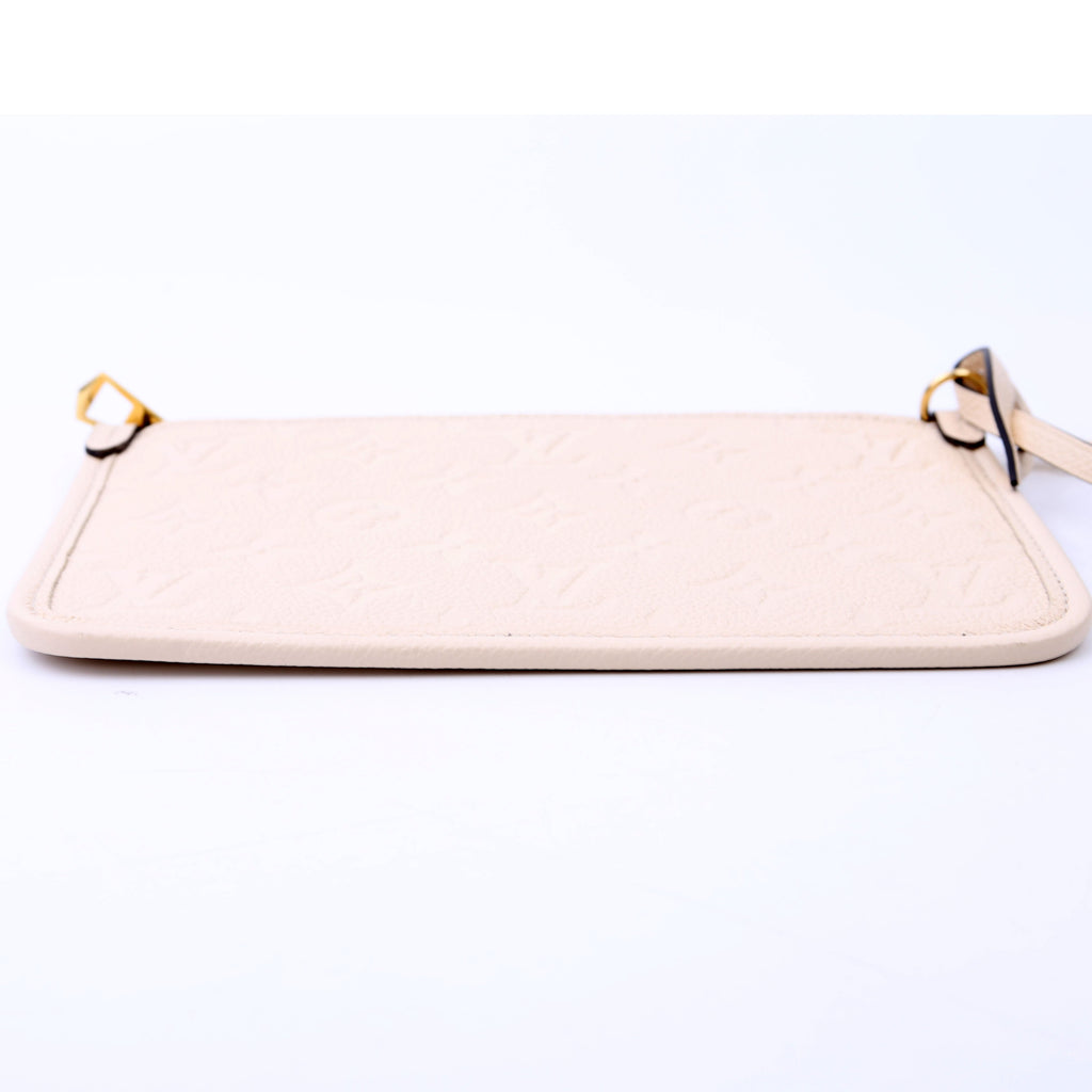 Louis Vuitton Pochette Only Carryfall PM Empreinte White
