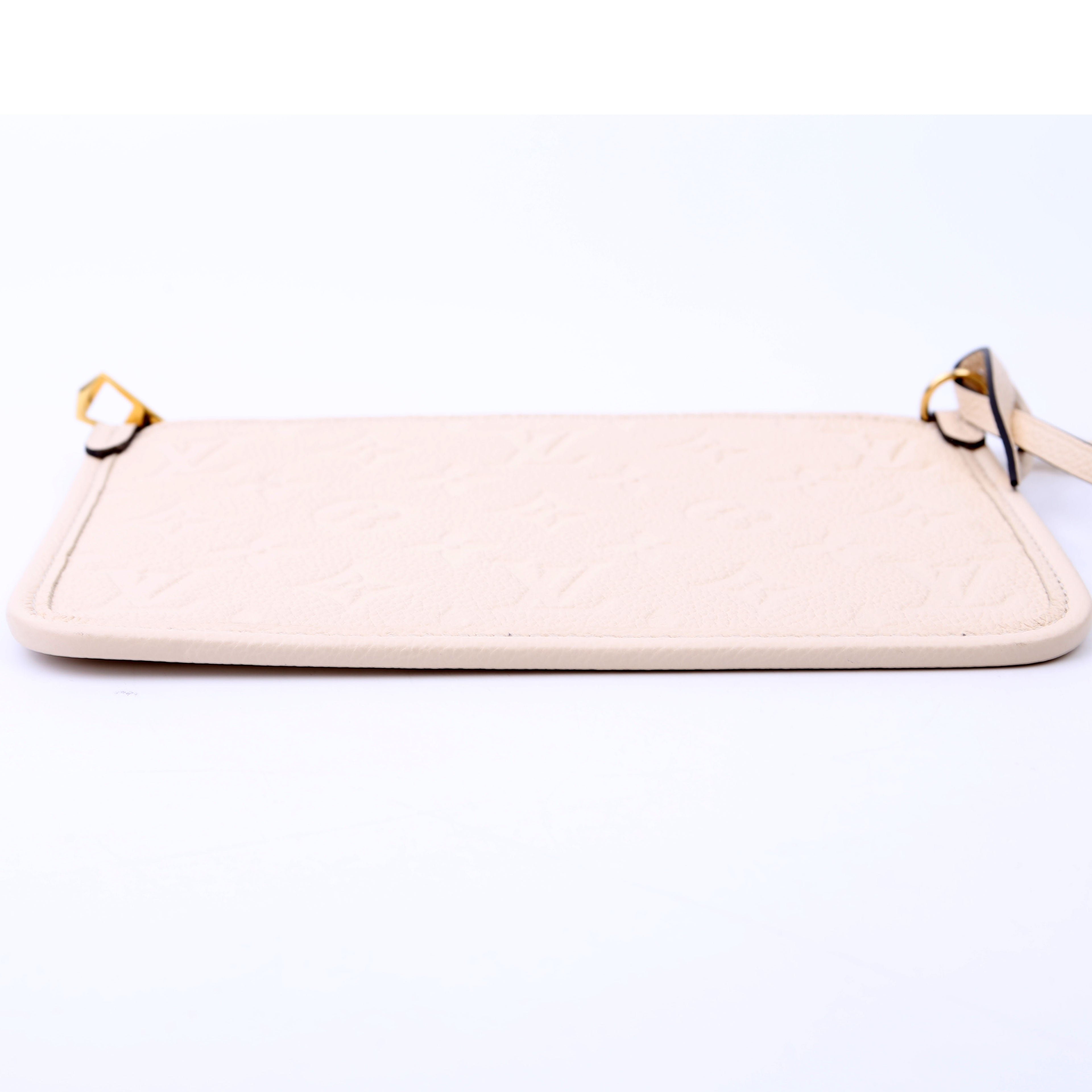 Louis Vuitton Pochette Only Carryfall PM Empreinte White