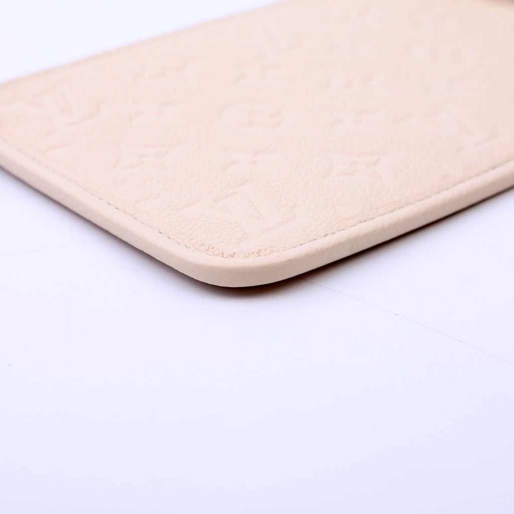 Louis Vuitton Pochette Only Carryfall PM Empreinte White