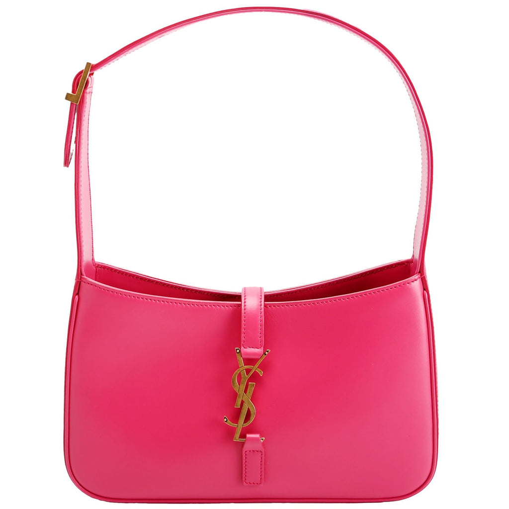 Saint Laurent 657228 Le 5 A 7 Hobo Leather Pink
