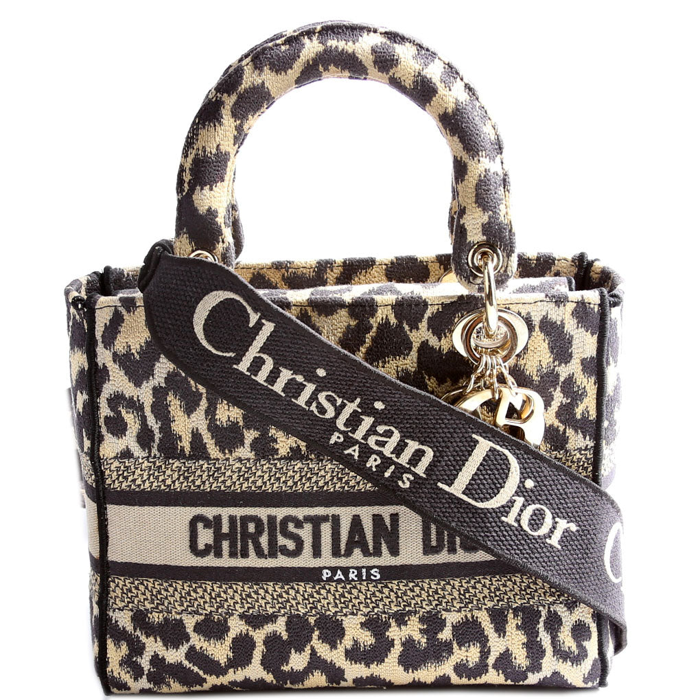 Christian Dior Lady D-Lite Medium Mizza Embroidered