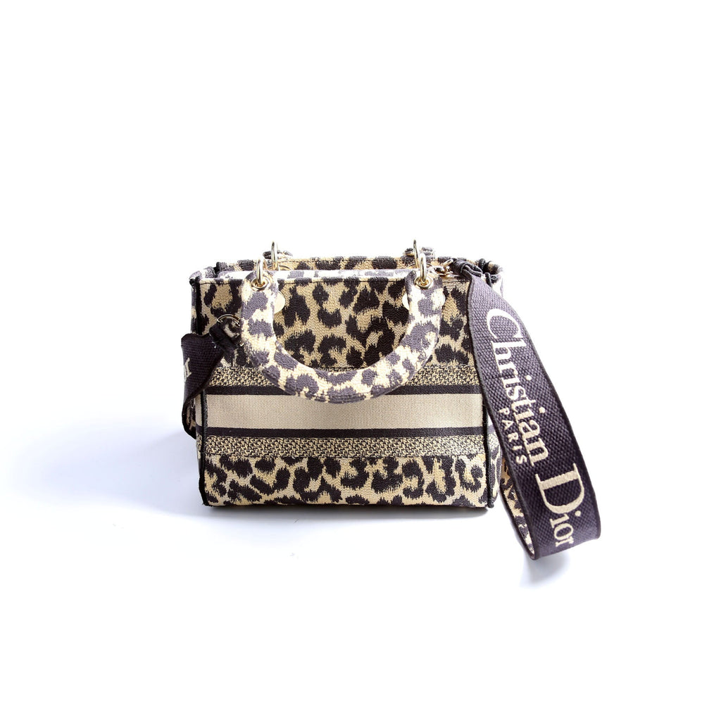 Christian Dior Lady D-Lite Medium Mizza Embroidered