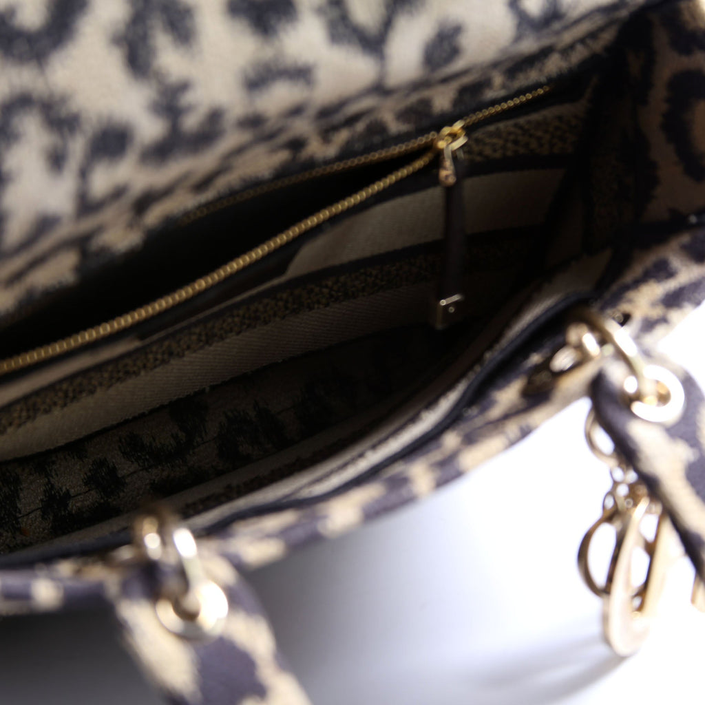 Christian Dior Lady D-Lite Medium Mizza Embroidered