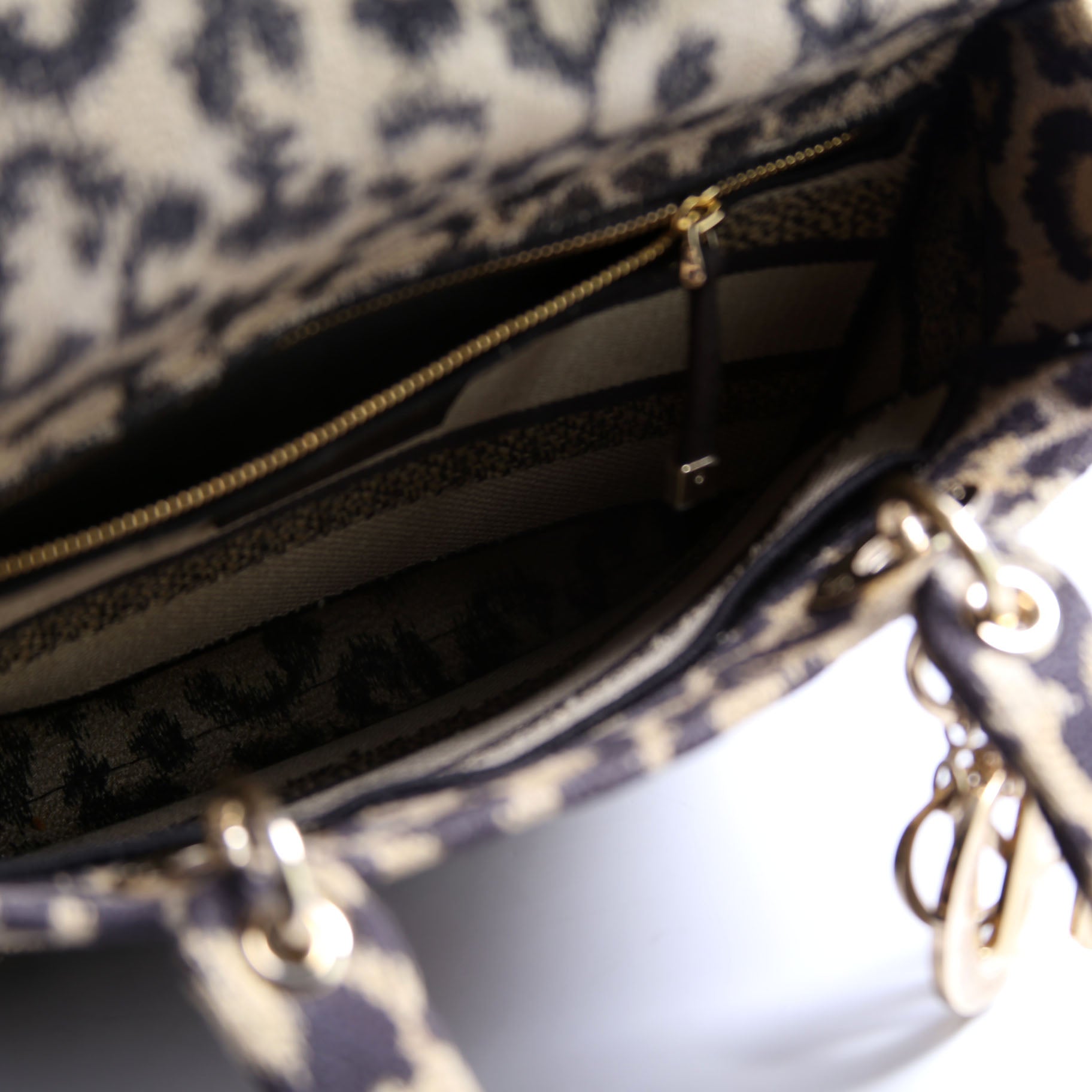 Christian Dior Lady D-Lite Medium Mizza Embroidered