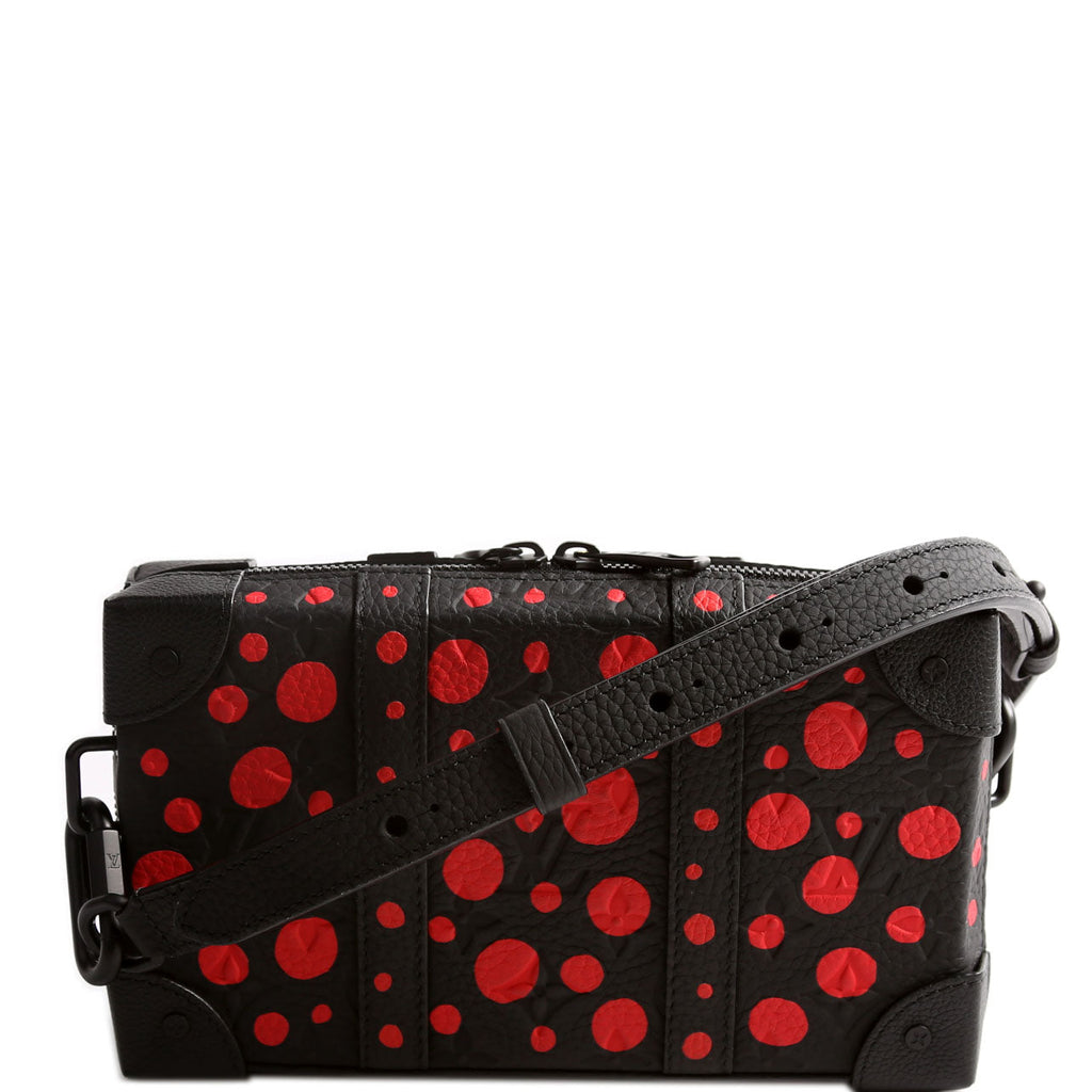Louis Vuitton LV x YK Soft Trunk Wallet Taurillon Monogram Dots Black/Red