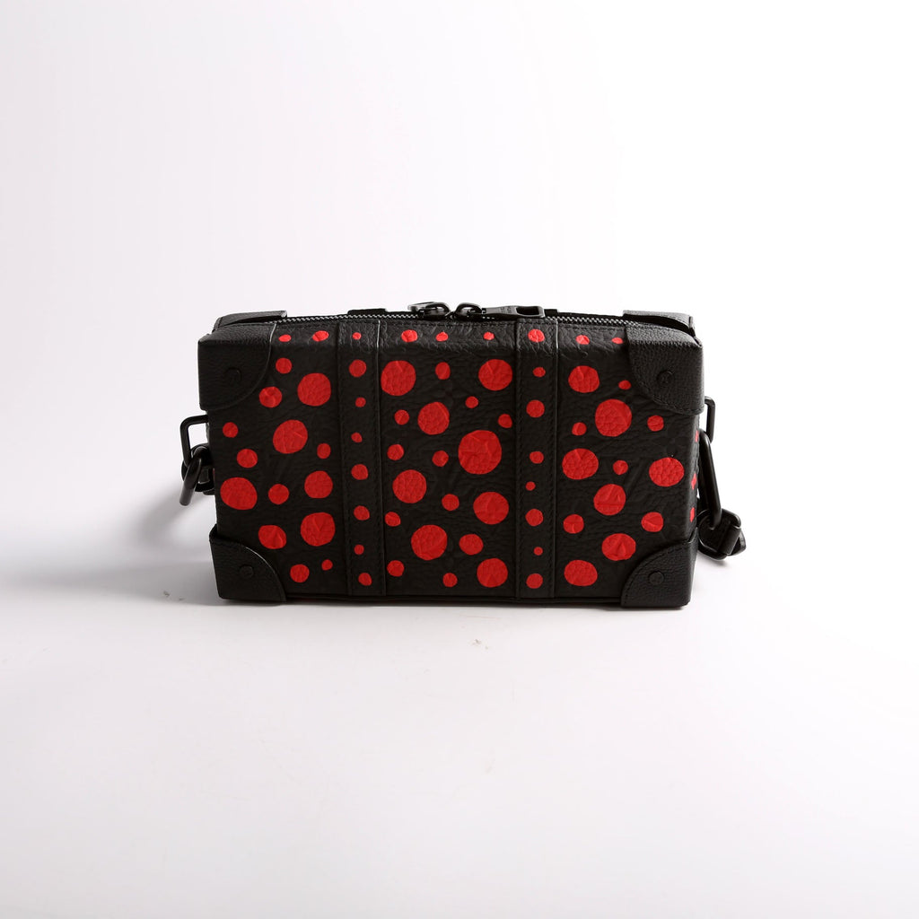 Louis Vuitton LV x YK Soft Trunk Wallet Taurillon Monogram Dots Black/Red