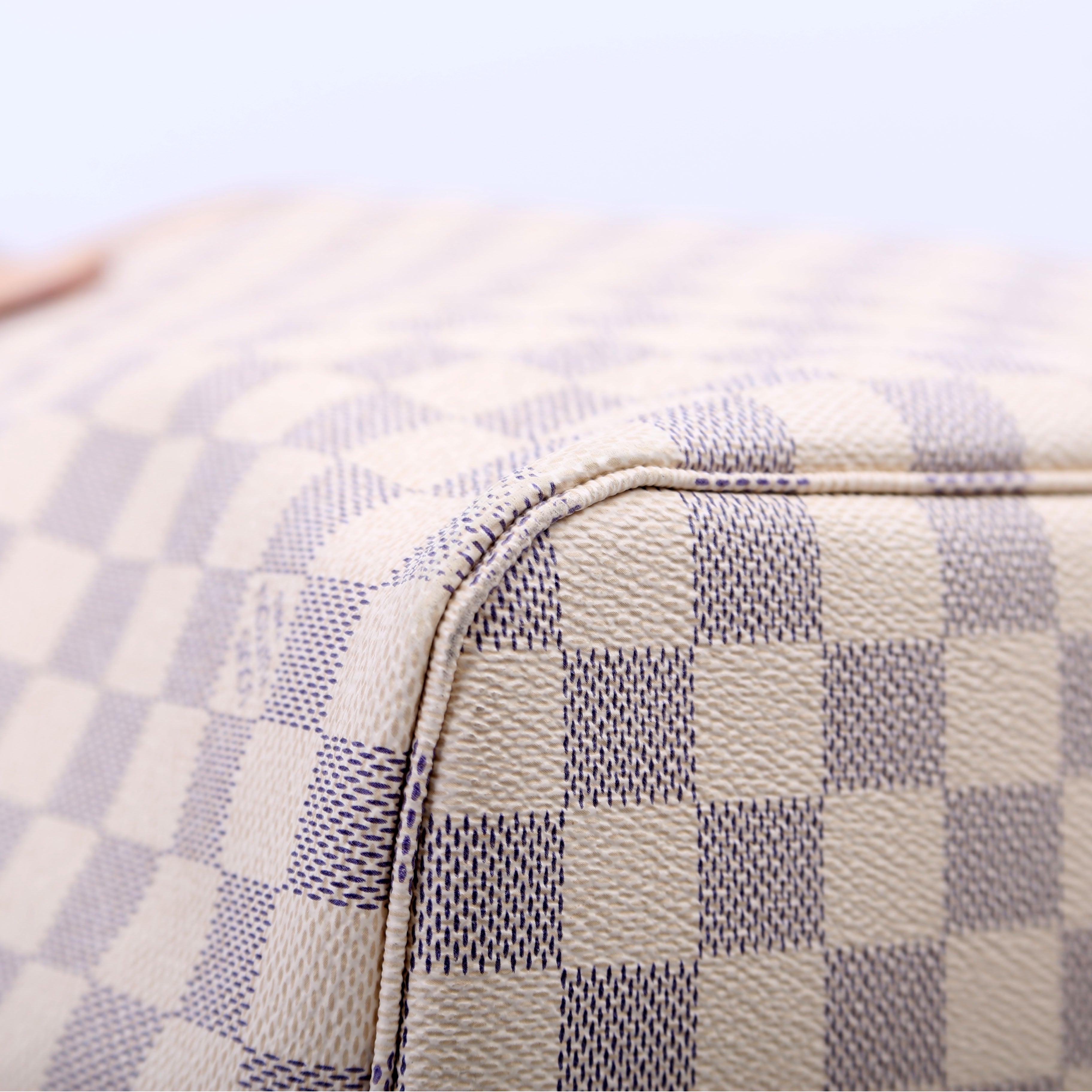 Louis Vuitton Neverfull With Wallet MM Damier Azur