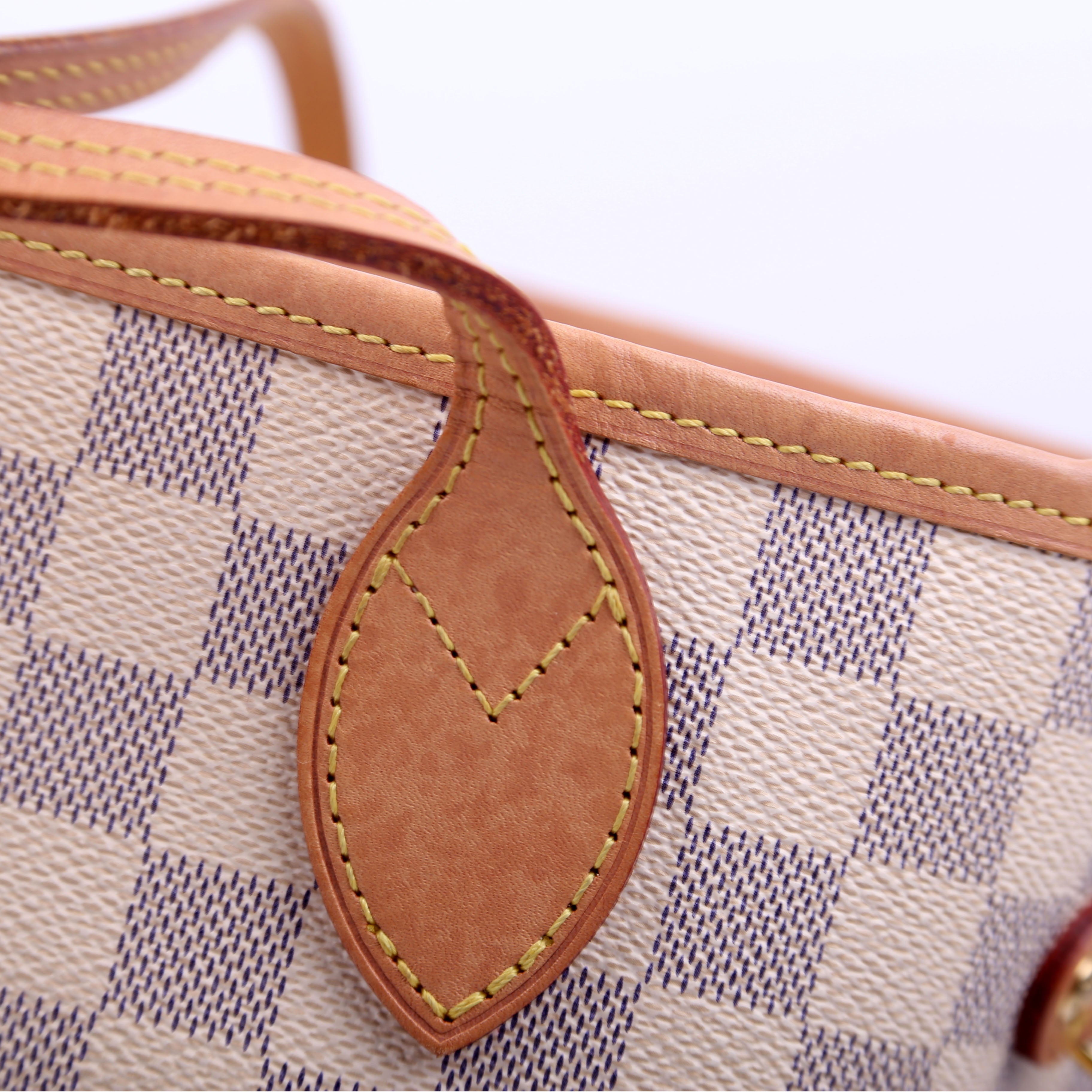 Louis Vuitton Neverfull With Wallet MM Damier Azur