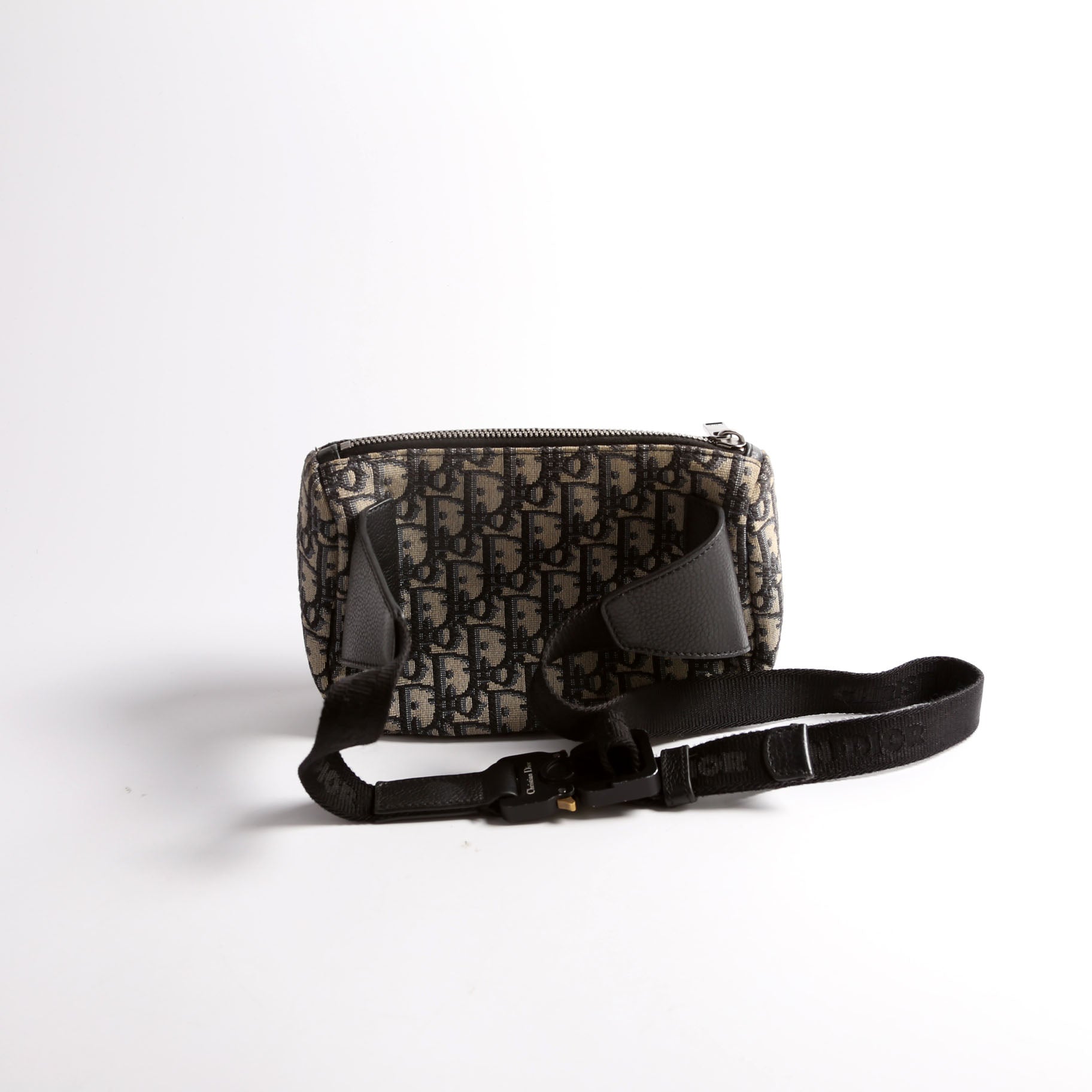 Christian Dior Oblique World Tour Belt Bag Navy/Beige