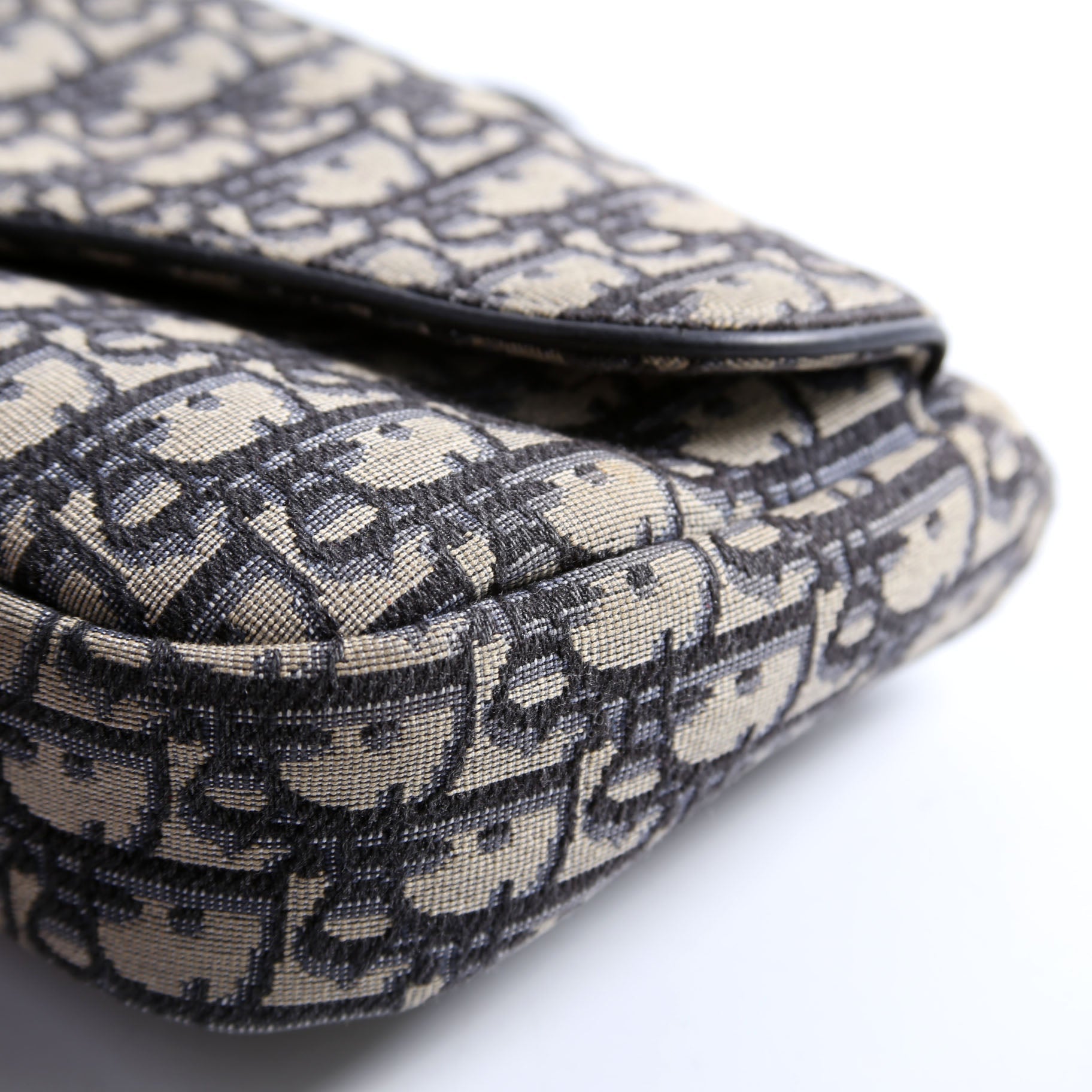 Christian Dior Oblique World Tour Belt Bag Navy/Beige
