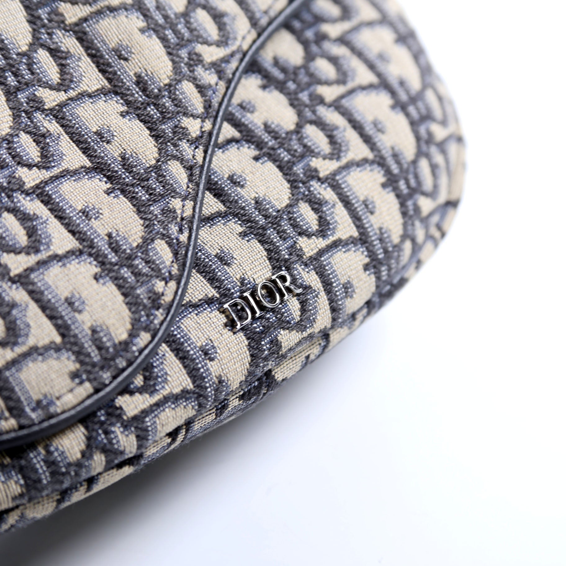 Christian Dior Oblique World Tour Belt Bag Navy/Beige