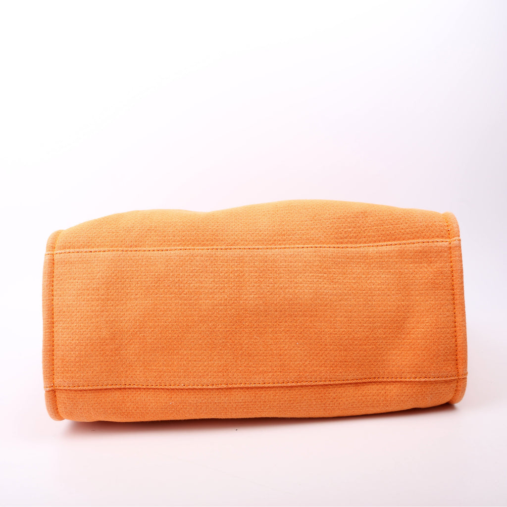 Chanel Deauville Medium Mixed Fibers 20M Orange