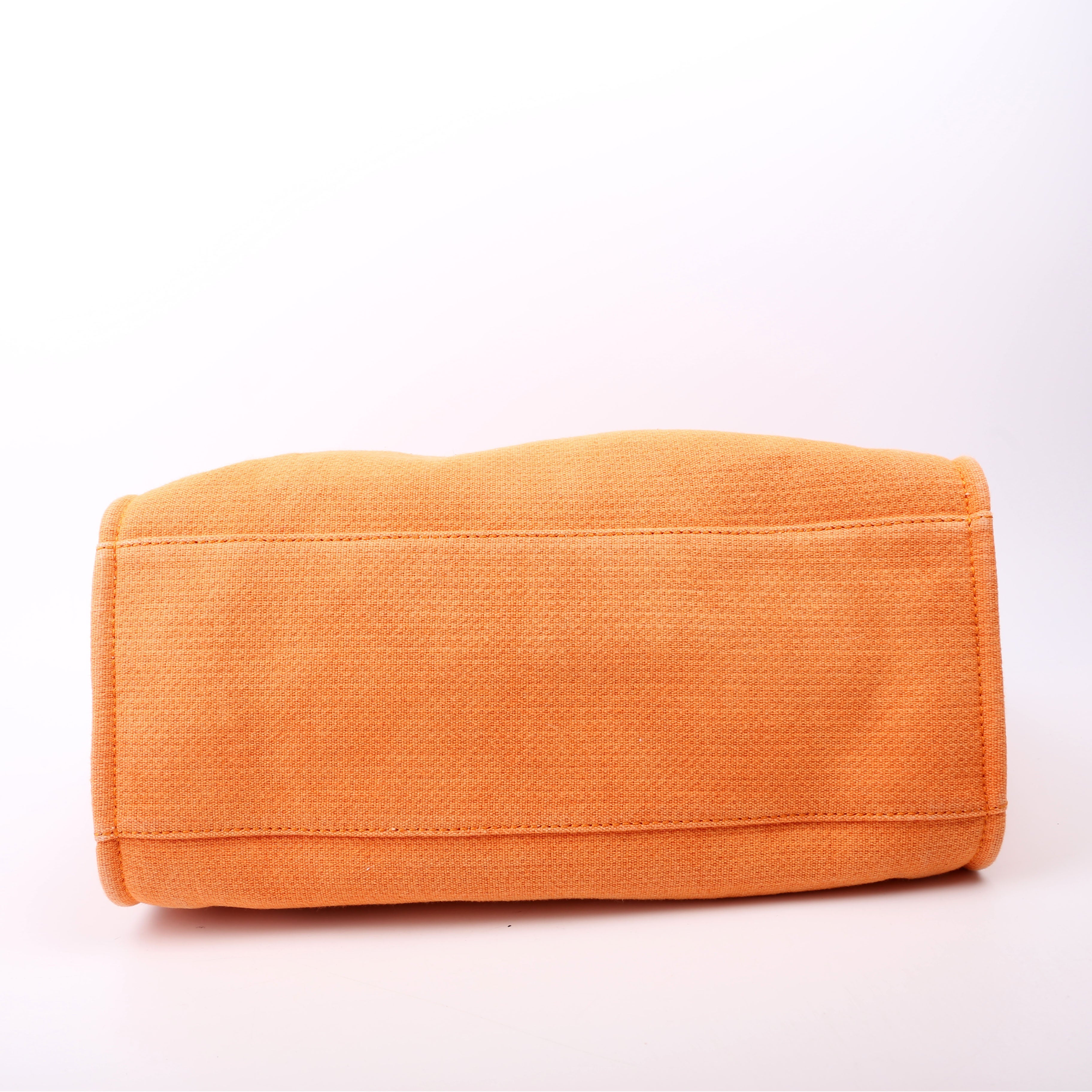 Chanel Deauville Medium Mixed Fibers 20M Orange