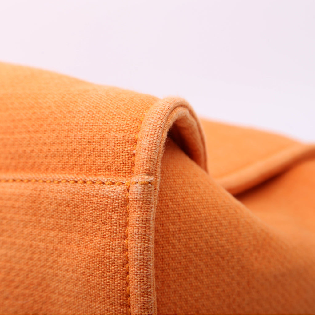 Chanel Deauville Medium Mixed Fibers 20M Orange