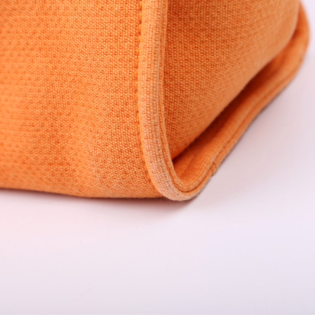 Chanel Deauville Medium Mixed Fibers 20M Orange
