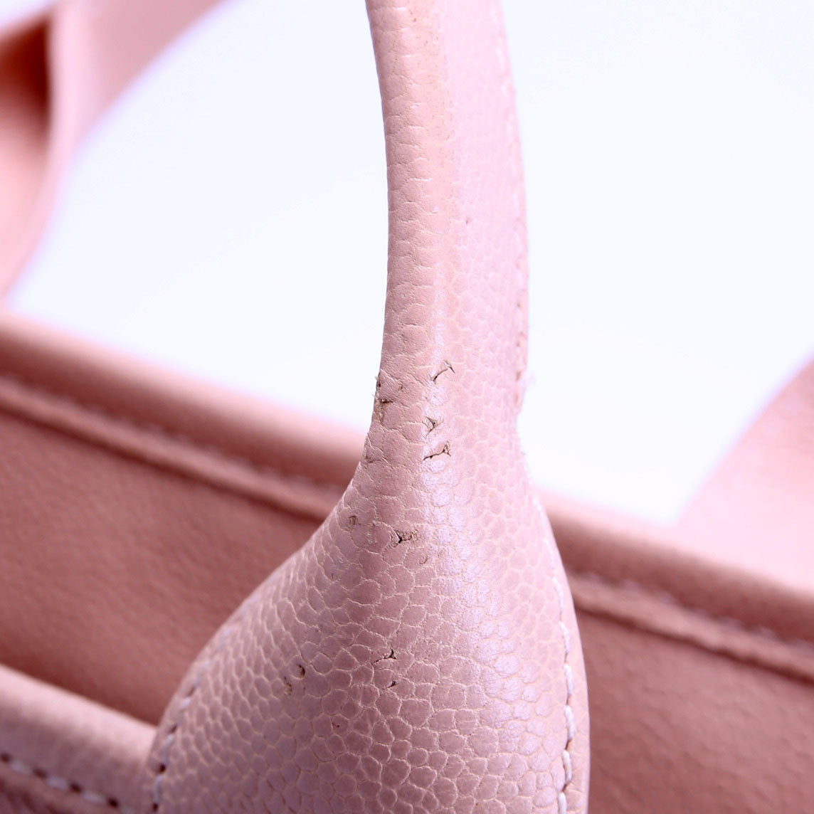 Chanel Deauville Bowling Bag Small Caviar Pink
