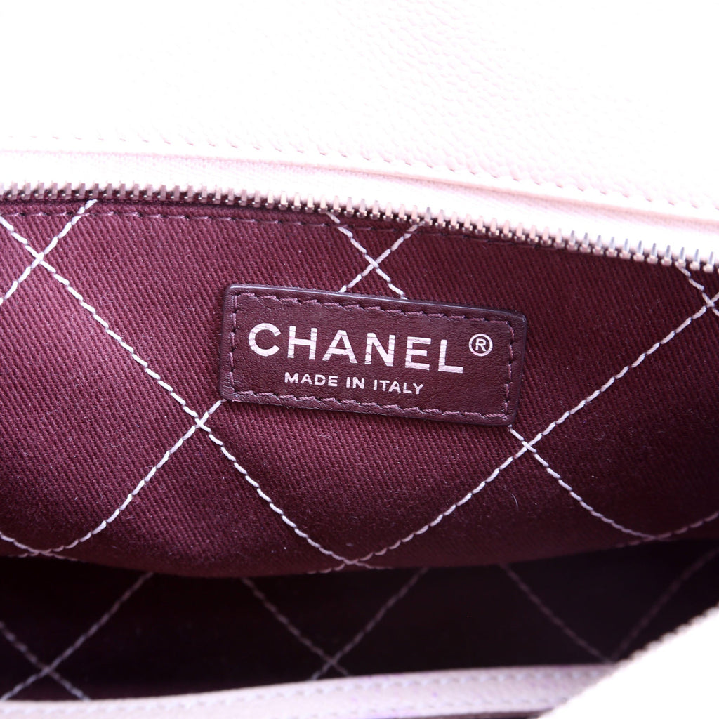 Chanel Deauville Bowling Bag Small Caviar Pink