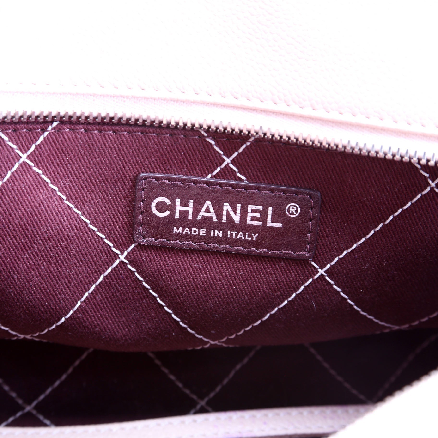 Chanel Deauville Bowling Bag Small Caviar Pink