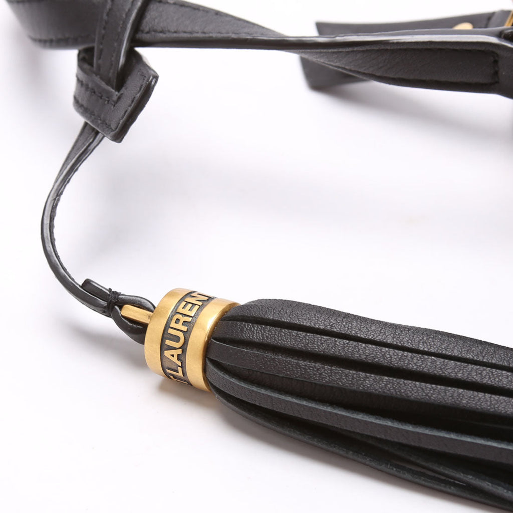 Saint Laurent 612542 Lou Camera Medium Raffia Tan