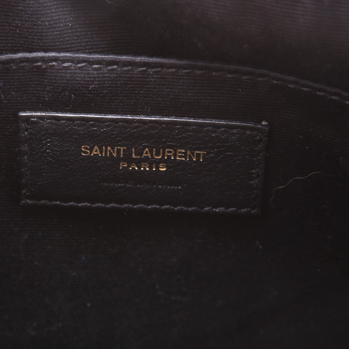 Saint Laurent 612542 Lou Camera Medium Raffia Tan