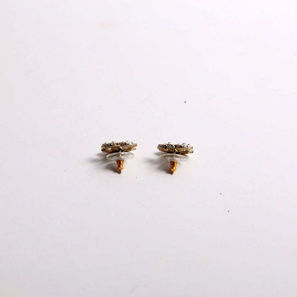 Chanel CC Faux Pearl Small Studs