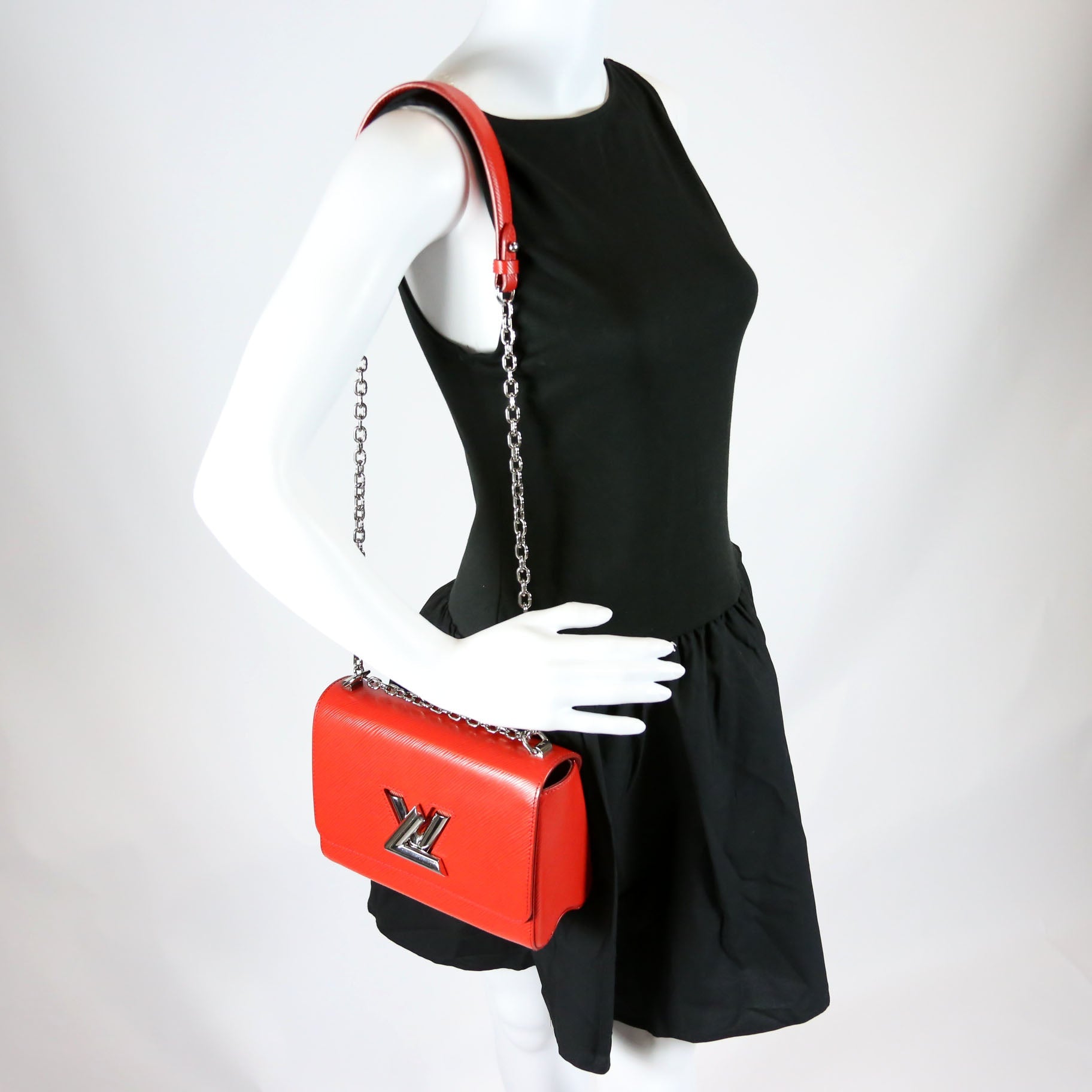 Louis Vuitton Twist MM Epi Red