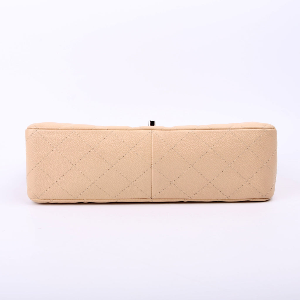 Chanel Classic Flap Jumbo Caviar Beige