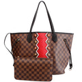 Louis Vuitton Neverfull With Wallet MM Karakoram Ebene