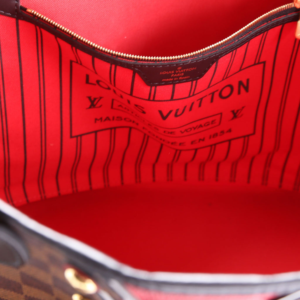 Louis Vuitton Neverfull With Wallet MM Karakoram Ebene