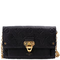 Louis Vuitton Vavin Chain Wallet Empreinte Old Model Black