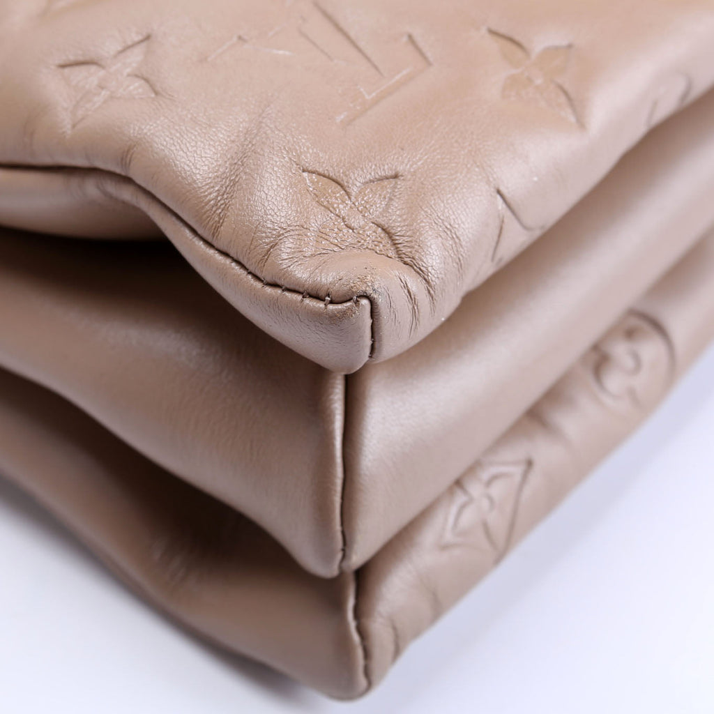 Louis Vuitton Coussin MM Lambksin Taupe