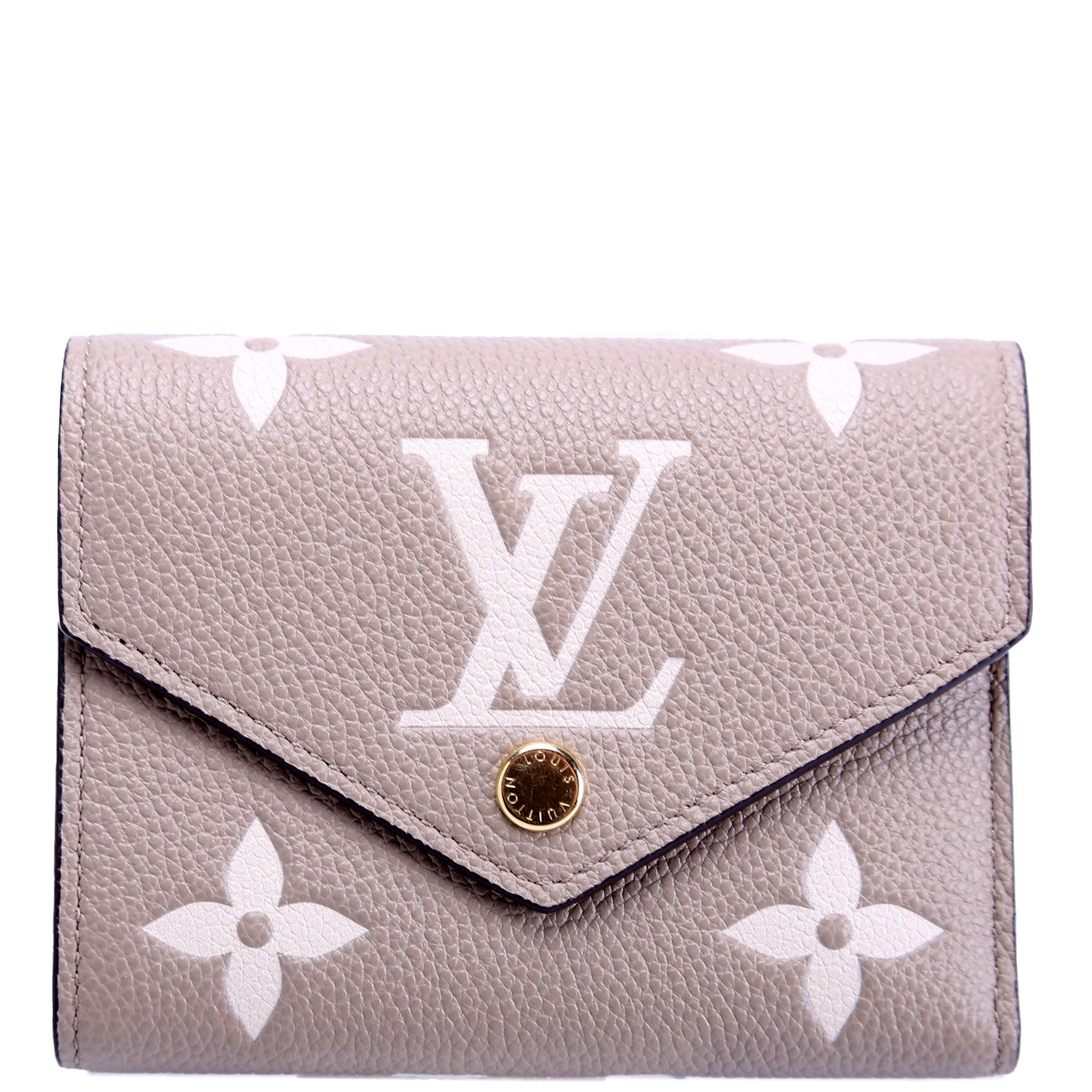 Louis Vuitton Victorine Wallet Bicolor Empreinte Turtle Dove