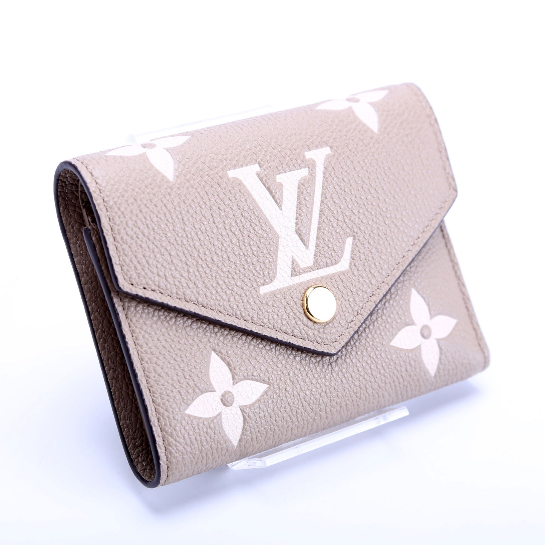 Louis Vuitton Victorine Wallet Bicolor Empreinte Turtle Dove