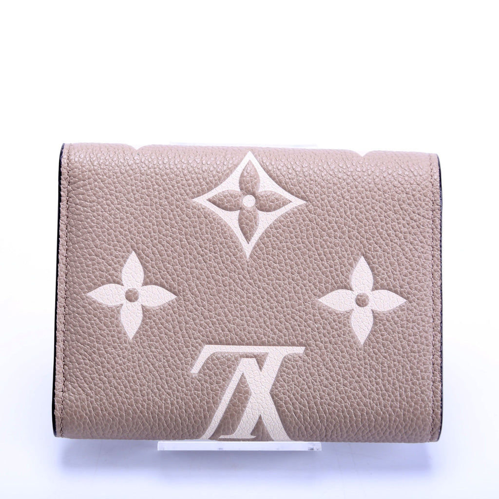 Louis Vuitton Victorine Wallet Bicolor Empreinte Turtle Dove