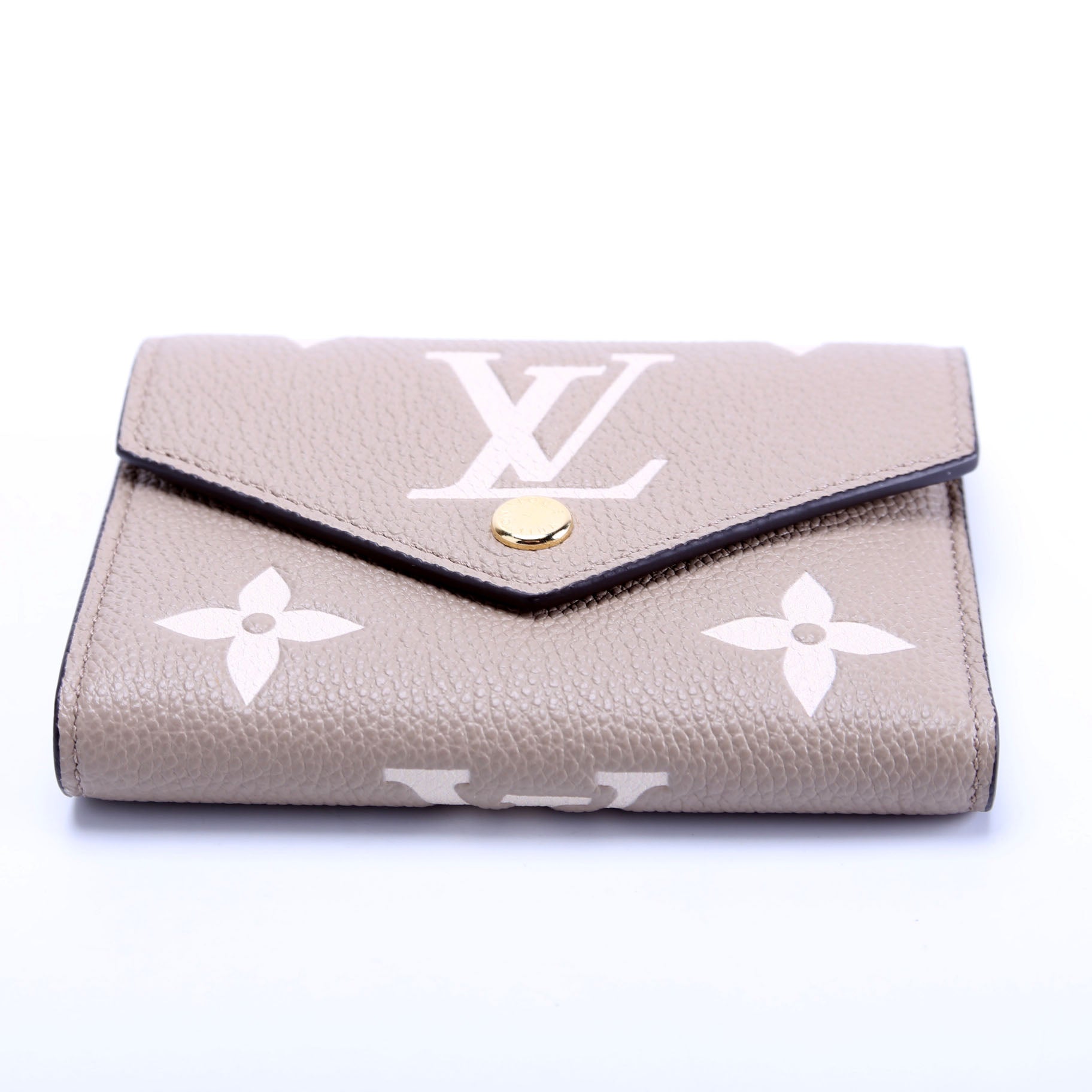 Louis Vuitton Victorine Wallet Bicolor Empreinte Turtle Dove
