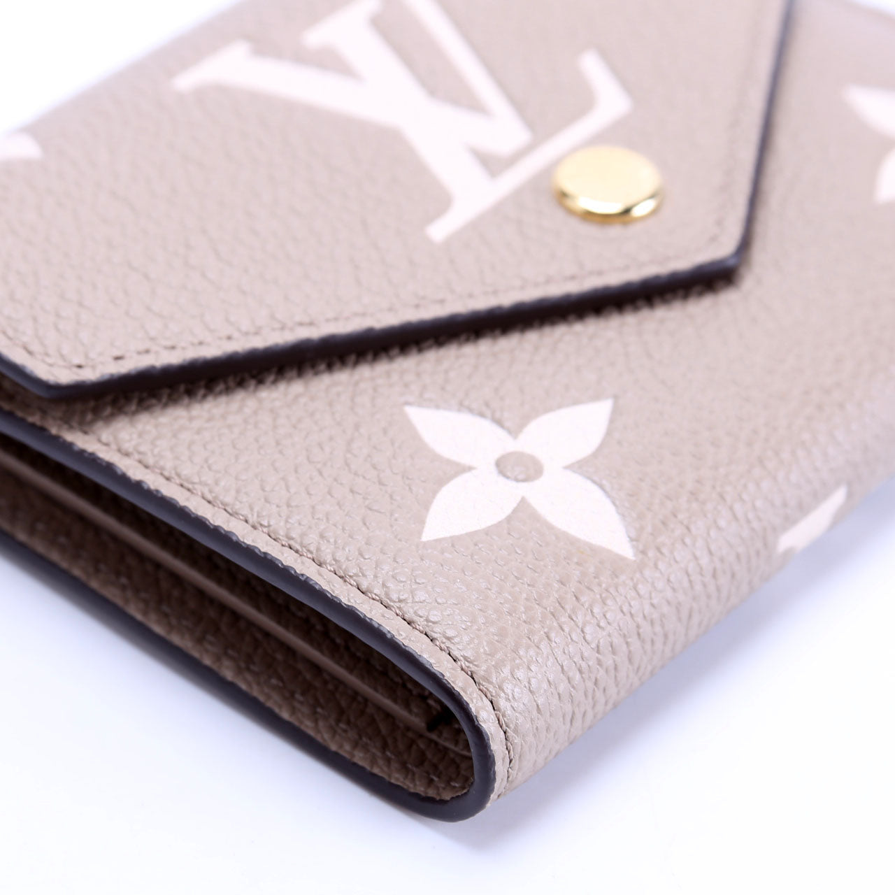 Louis Vuitton Victorine Wallet Bicolor Empreinte Turtle Dove
