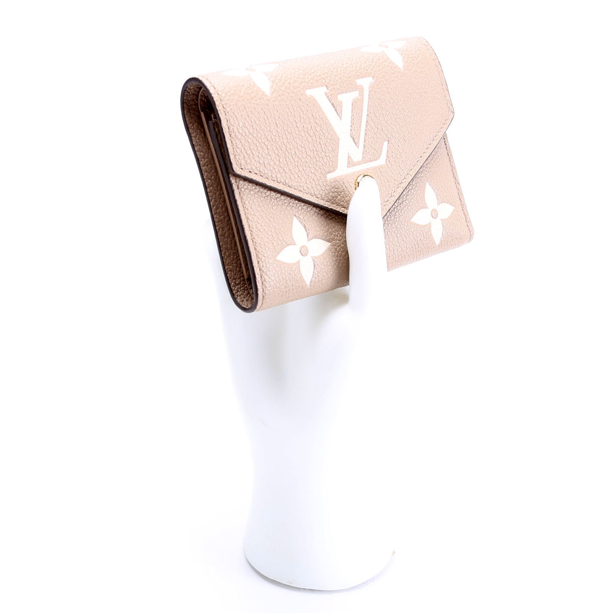 Louis Vuitton Victorine Wallet Bicolor Empreinte Turtle Dove
