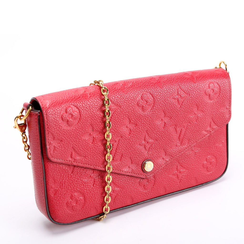 Louis Vuitton Pochette Felicie Empreinte Red