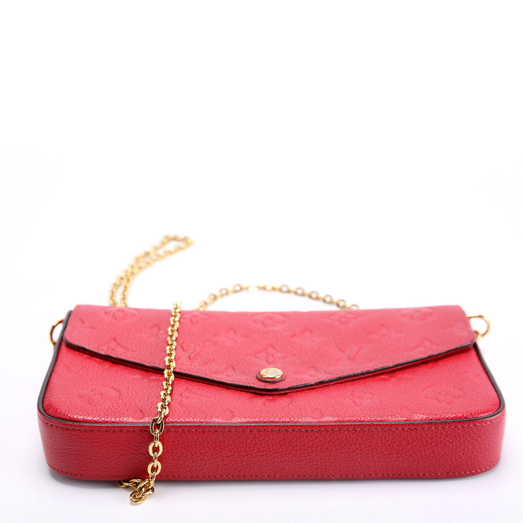 Louis Vuitton Pochette Felicie Empreinte Red