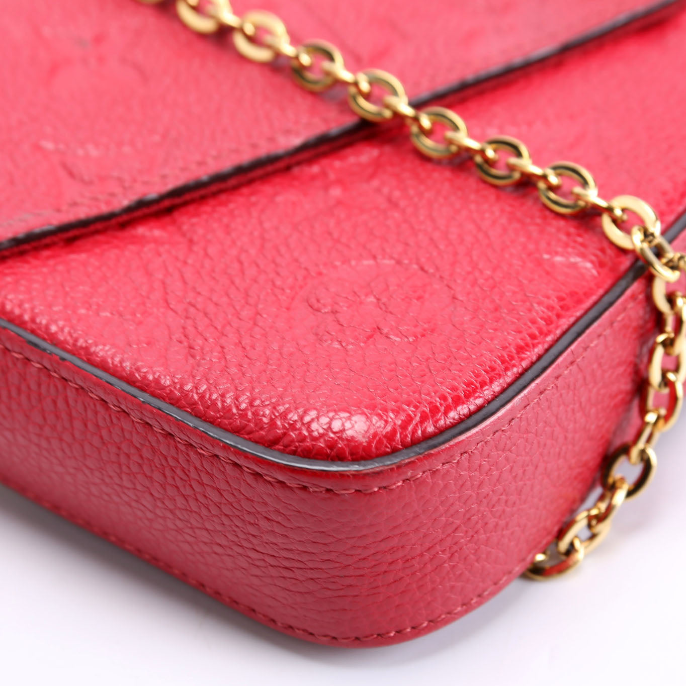 Louis Vuitton Pochette Felicie Empreinte Red