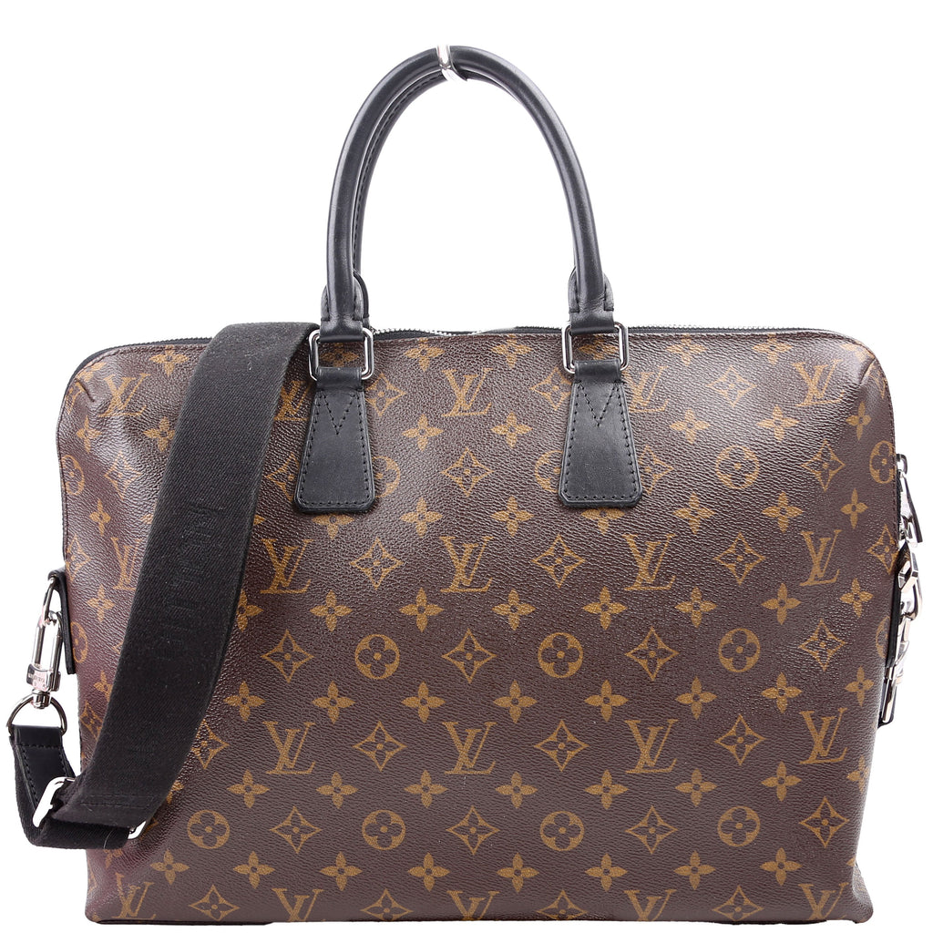 Louis Vuitton Porte Documents Jour Monogram Macassar