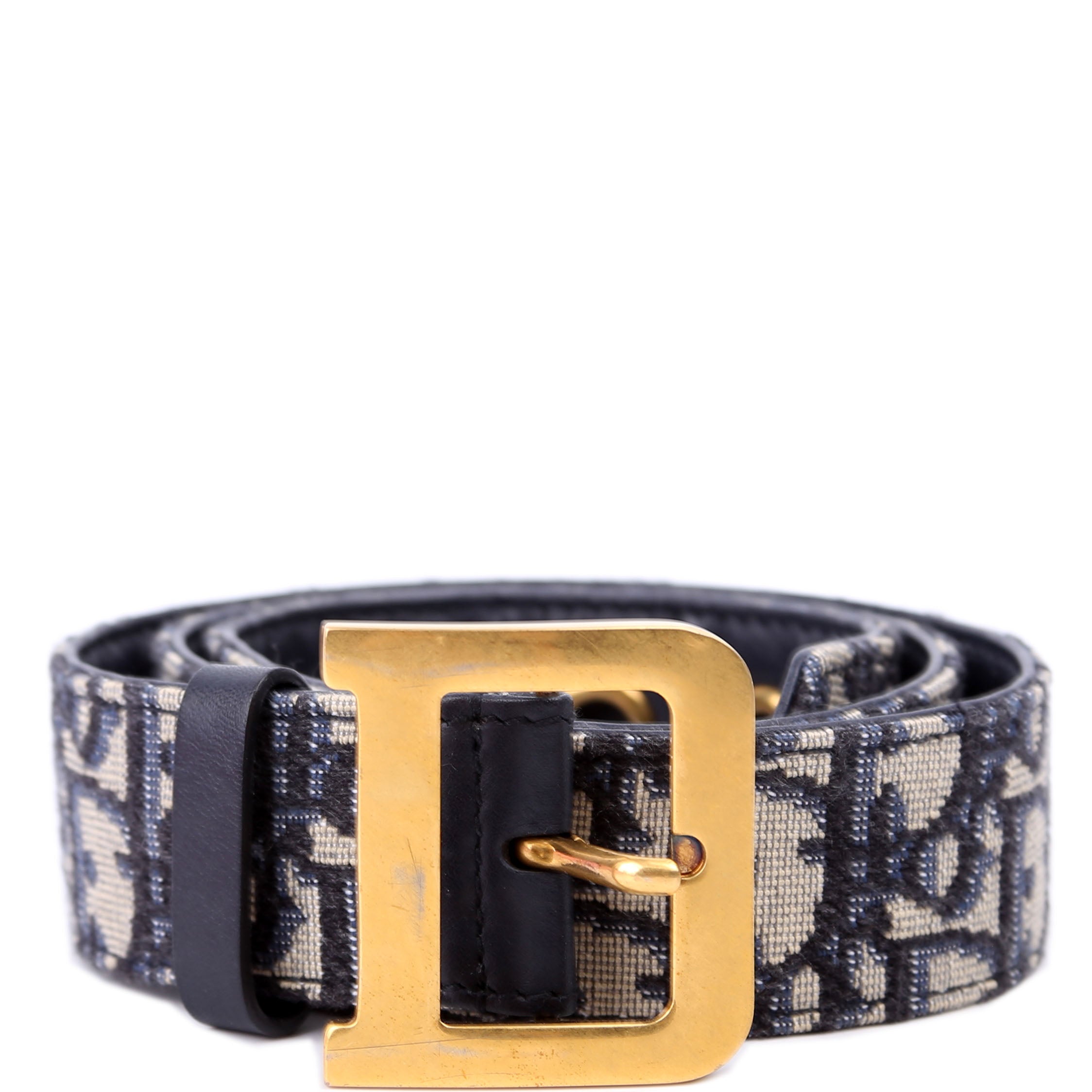 Christian Dior Oblique Diorquake Belt Size 75