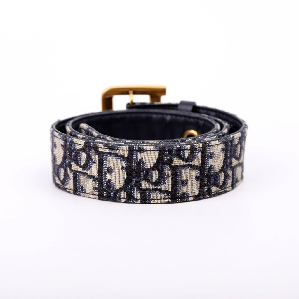 Christian Dior Oblique Diorquake Belt Size 75