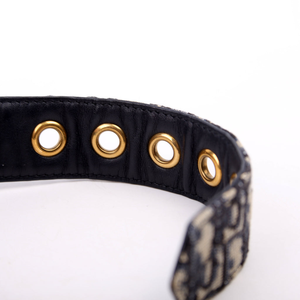 Christian Dior Oblique Diorquake Belt Size 75