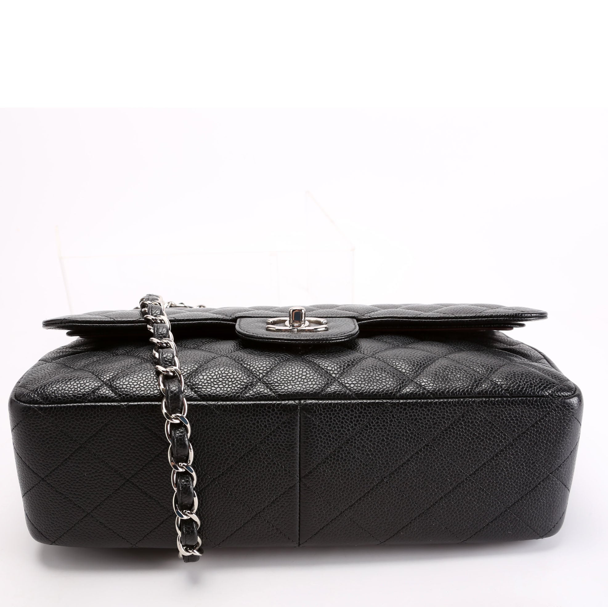 Chanel Classic Flap Jumbo Caviar Black/Silver