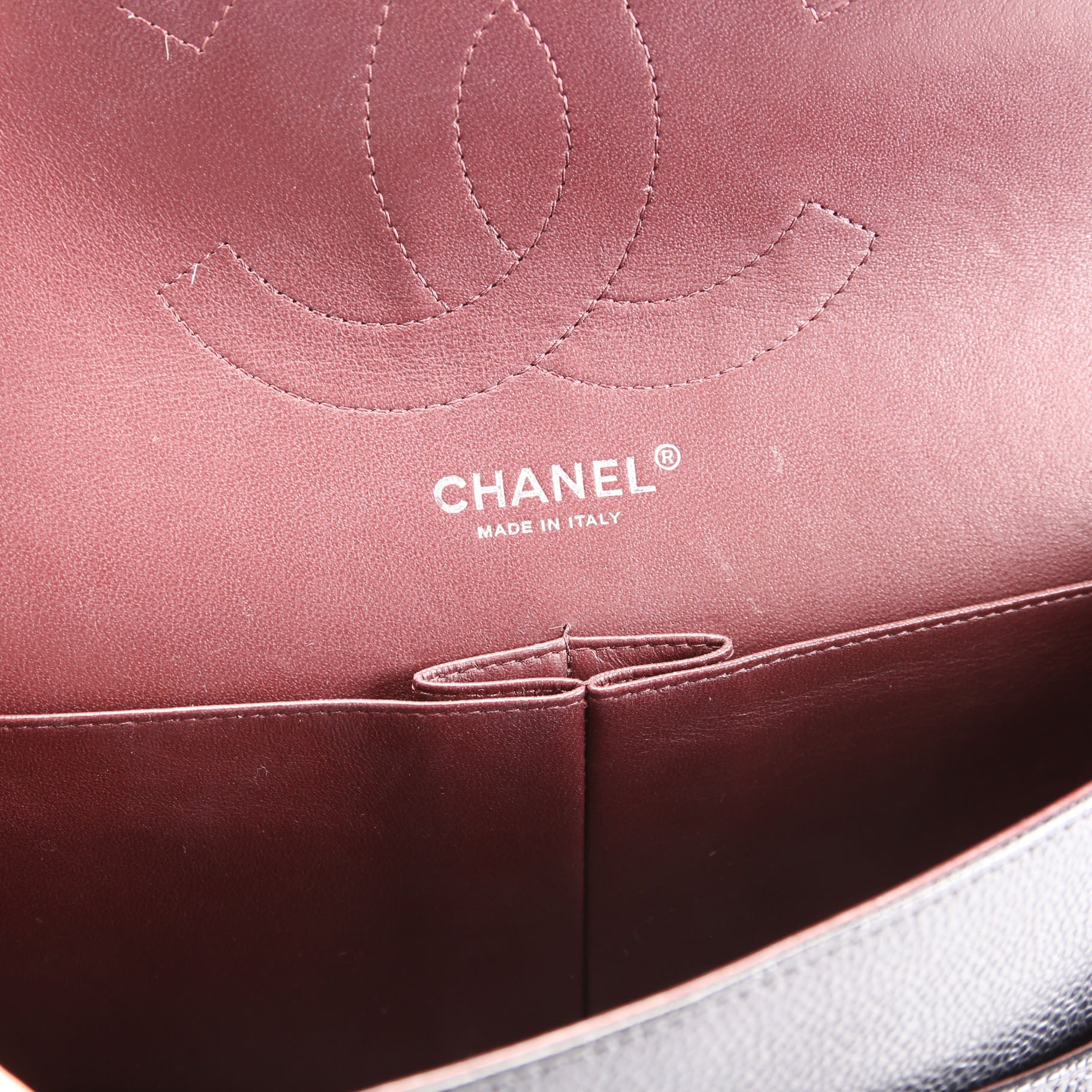 Chanel Classic Flap Jumbo Caviar Black/Silver